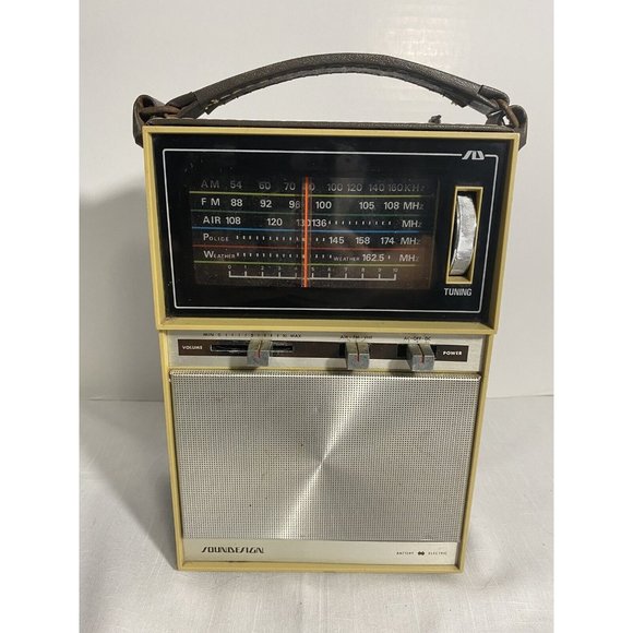 Soundesign 2422 Radio - 4-Band AM-FM-Air-Police Works - Picture 1 of 8